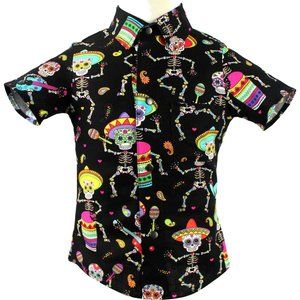 Kid's Dancing Skeletons Day of hte Dead Shirt